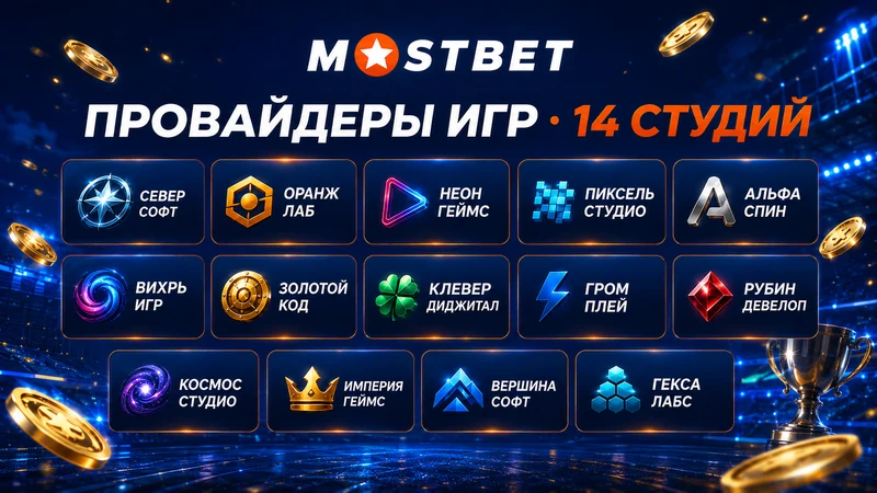 Сетка провайдеров казино Mostbet KG — Pragmatic Play, NetEnt, Evolution и другие